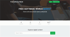 Desktop Screenshot of freesoftwareworld.com